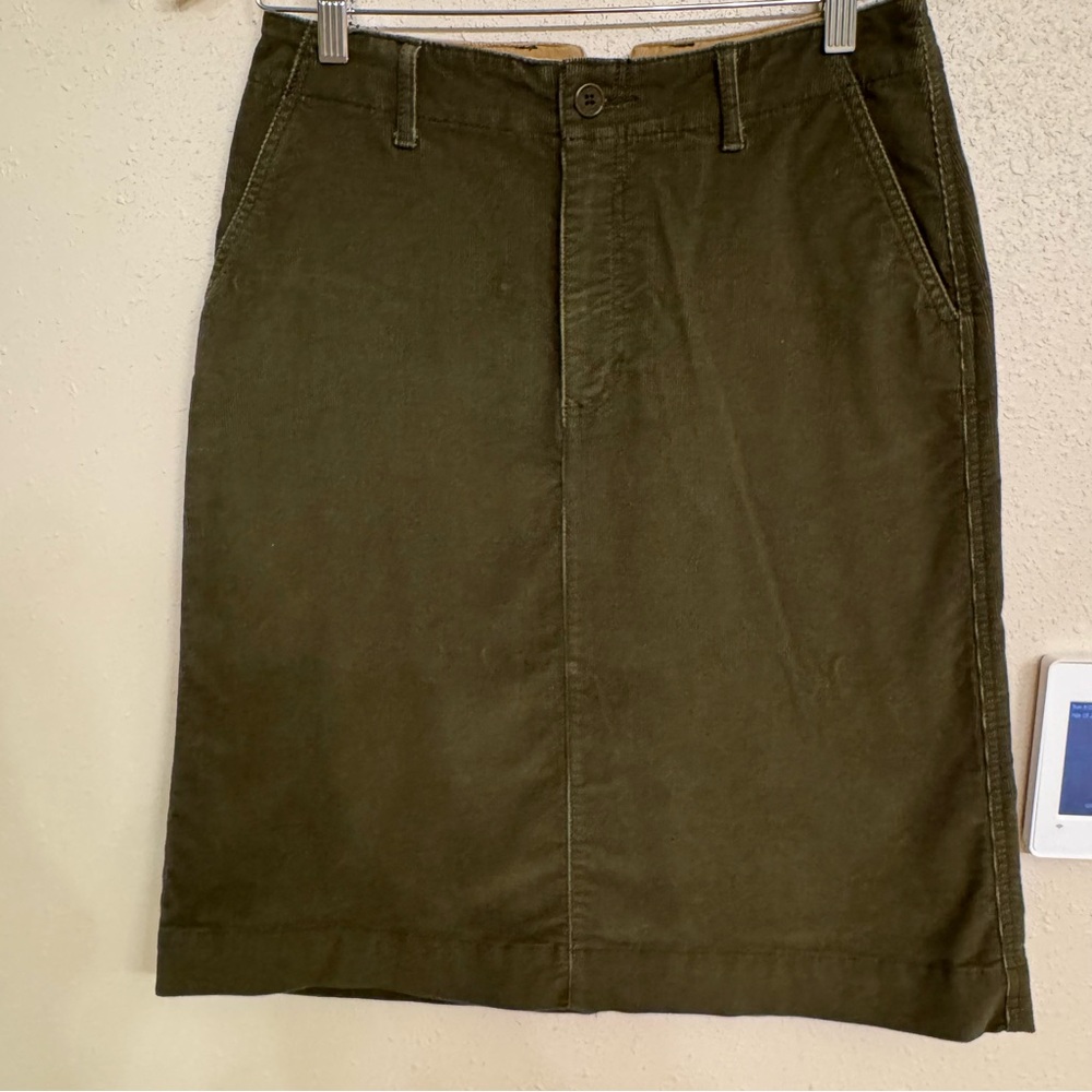 Vintage Eddie Bauer Classic Corduroy Pencil Skirt 44